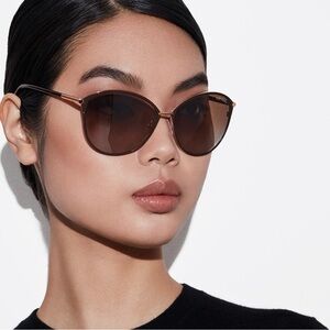 Tom Ford Penelope Penelope Rose TF320 28F Gold, Brown Gradient Sunglass